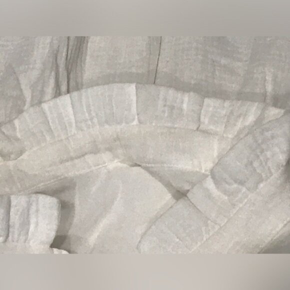 Tuckernuck Pomander Place Women's White Lightweight Gauze Morgan Dress, Size XL - Picture 6 of 9